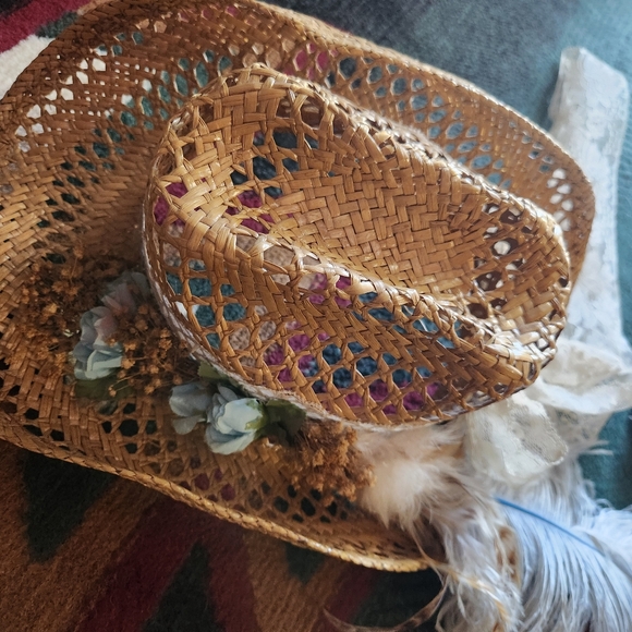 Nancy Hughes cowgirl straw hat - Picture 9 of 14